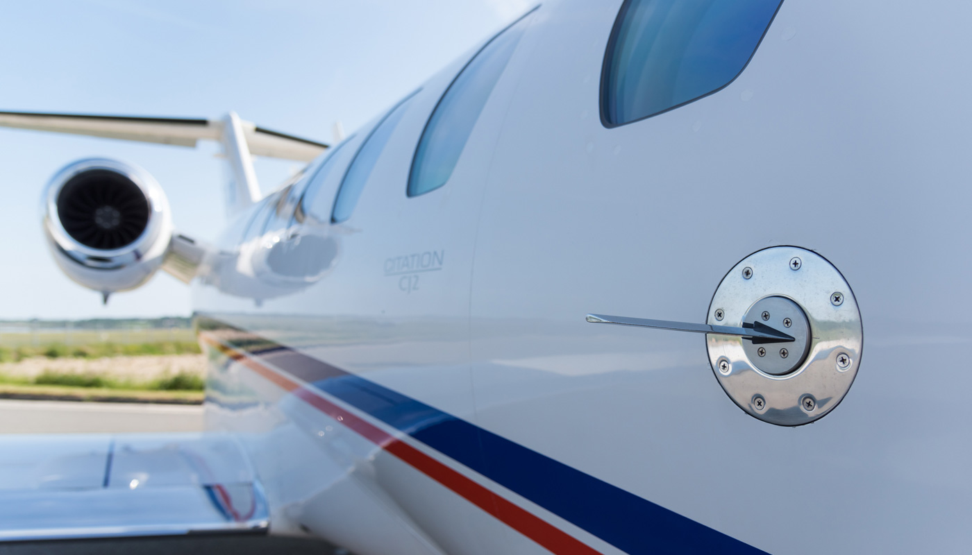 Closeup detail Citation CJ2