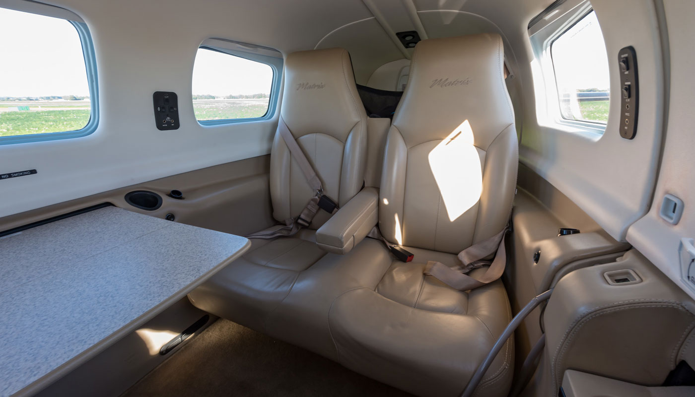 Piper Matrix interior rear seats