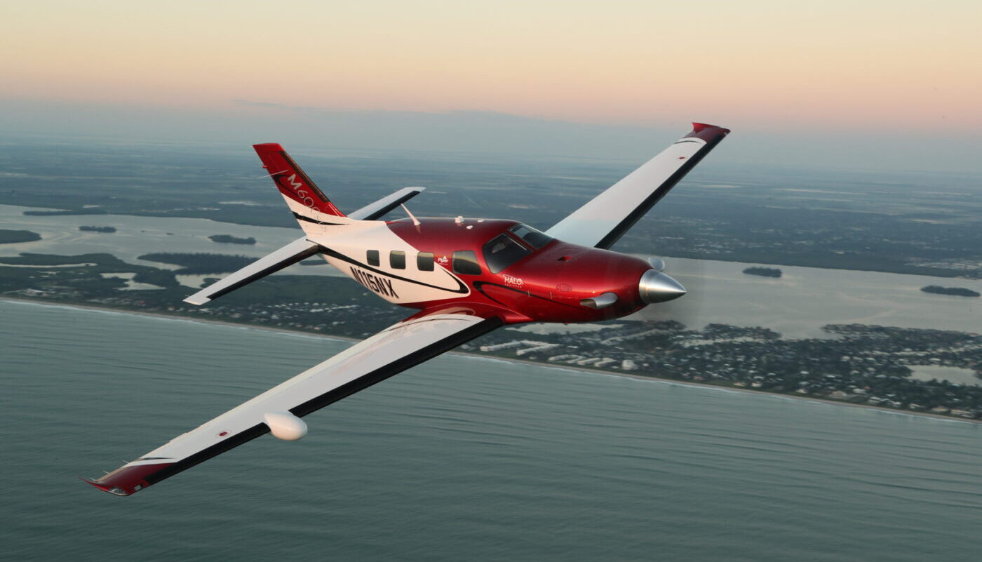 Piper M600/SLS Over Water